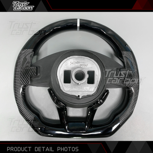 สำหรับ Mercedes-Benz 2015-2018พวงมาลัยสปอร์ตแบบคาร์บอนฟรีตามสั่ง E C S A-Class W213 <span class=keywords><strong>AMG</strong></span> W205 E63 GLS SL C43 GT S65 GLA - Product Image 5