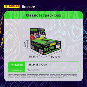 Boîte de paquets en vrac Panini Official FI FA Licensed Top Class 2025 Pure Football Classic - 10 paquets en vrac (24+2 cartes holographiques chacun) - Product Image 2