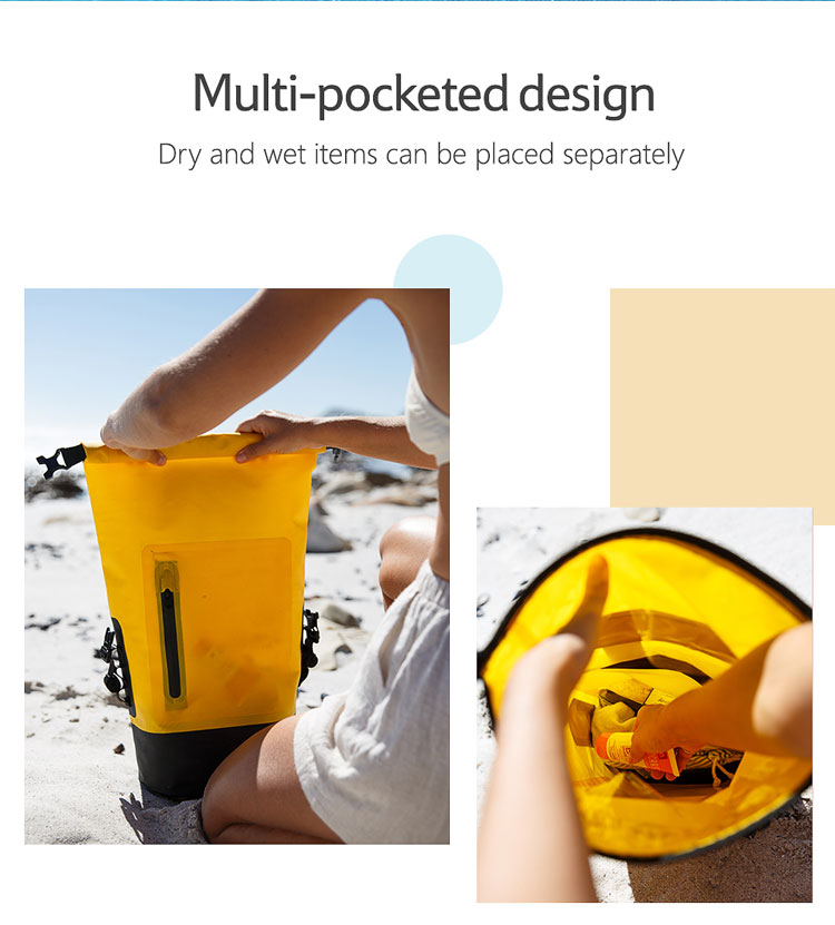 product-750-831 Outdoor Durable Foldable Backpack TPU Dry Bag Waterproof Hiking Backpack