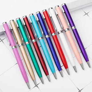 Bolígrafos de Metal de Lujo con Logotipo Personalizado, Punta de 1.0 mm, Diseño Novedoso, Opciones de Impresión Múltiple para Uso Promocional, Negro/Azul - Product Image 2