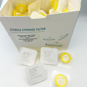 Toptan 0.22UM Dia 25mm steril PES şırınga filtresi laboratuvar araştırma için OEM özelleştirilebilir adedi 100 adet - Product Image 1