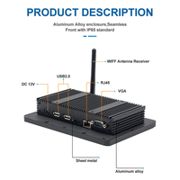 SSD 7 pouces pc industriel tout en un ordinateur industriel écran tactile capacitif pc 7 pouces