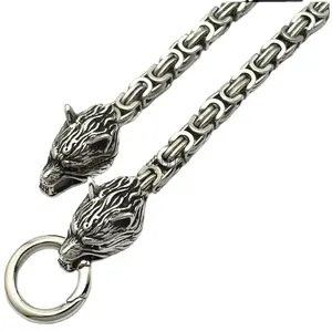 New chain design for men silver fashion necklace designs men