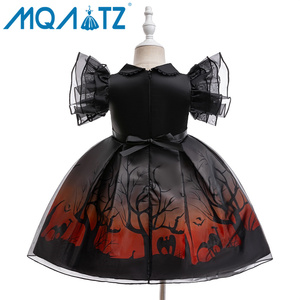 Vestito da Principessa <span class=keywords><strong>Pipistrello</strong></span> per Halloween per Bambine, con Maniche a Sbuffo, per Cosplay - Product Image 2
