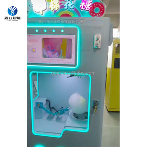 Macchina per zucchero filato automatico macchina per zucchero filo zucchero macchina per la consegna automatica di cotone <span class=keywords><strong>Robot</strong></span> con accettazione della fattura giochi a gettoni - Product Image 3