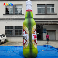 Aufblasbare Outdoor-Modellflasche für Werbung, Maßgefertigte Aufblasbare Getränkeflasche, Bestseller für Markenpromotion im Einkaufszentrum