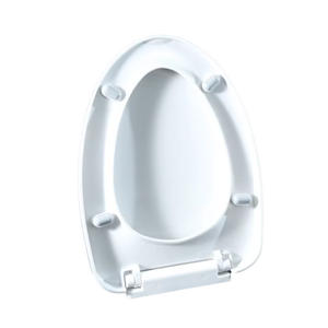 Asiento de Inodoro Redondo de Plástico con Tecnología de Cierre Suave y Bisagras Desmontables de Liberación Rápida para Mayor Higiene - Product Image 1