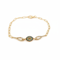 Charme de mode en laiton authentique pour bracelet