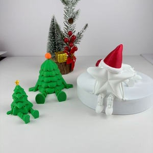 Decorazioni Natalizie Stampate in 3D in Plastica - Product Image 1