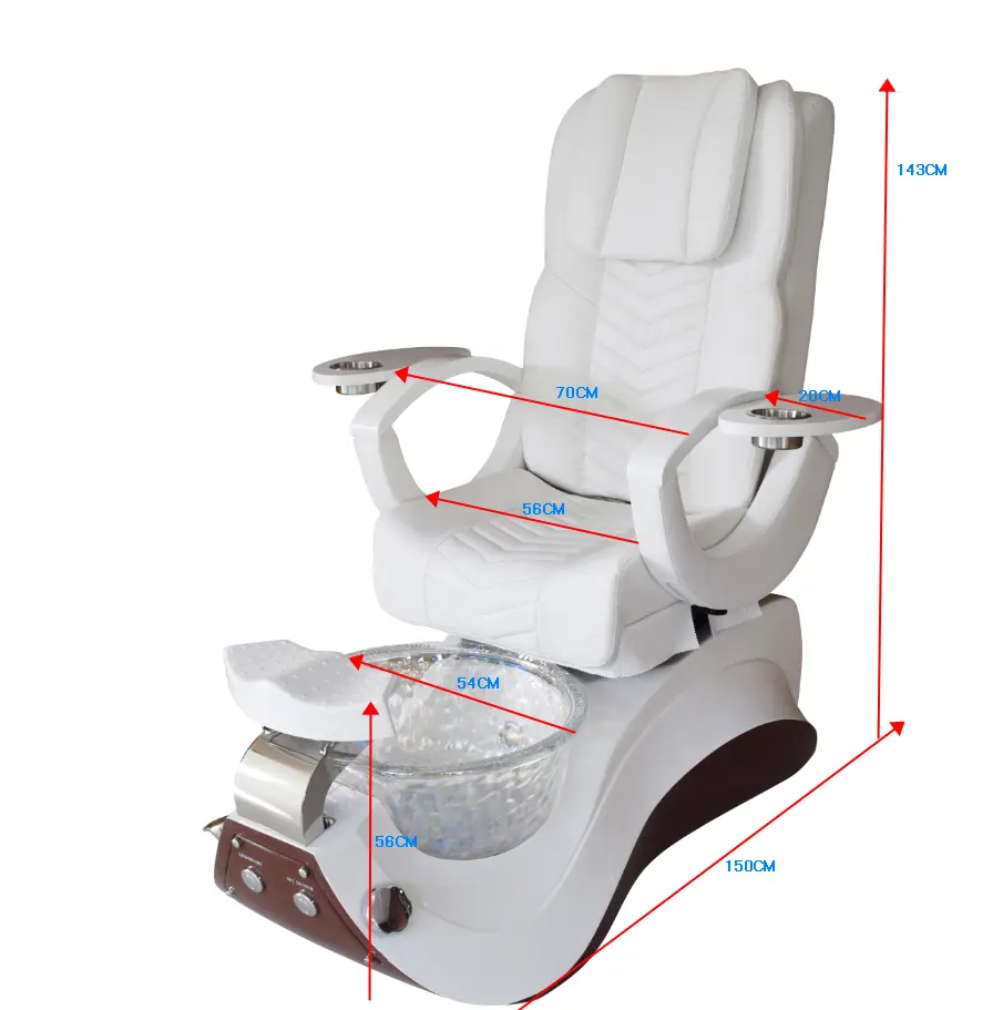 2021 customized pedicure chair new design nail salon furniture with used nail spa pedicure chairs modern