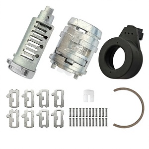 For Opel Ignition <b>Lock</b> Cylinder Ob245d3 Left Slot Key Automotive Part 2 Keys Black Cylindrical <b>Lock</b> - Product Image 3