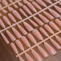 Ongles artificiels en acrylique ABS sur mesure, forme personnalisée, emballage personnalisé, couleur au choix, lot de 10 faux ongles en gros