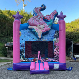 Château gonflable sirène rose GMY pour adultes, aire <span class=keywords><strong>de</strong></span> jeux gonflable, <span class=keywords><strong>salle</strong></span> <span class=keywords><strong>de</strong></span> jeux pour enfants - Product Image 1