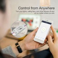 Interrupteur mural intelligent Wifi pour la maison, compatible avec l'application Tuya Smart Life, module de relais intelligent sans fil Wifi, coque de prise