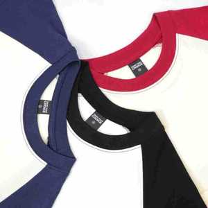 Fabricantes de <span class=keywords><strong>ropa</strong></span> de verano personalizado recién llegados 240 gramos 100% algodón camiseta unisex con patrón sólido manga corta cuello - Product Image 2