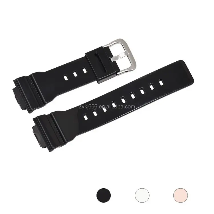 Watch Band Wristwatch Strap rubber Silicone for Casio