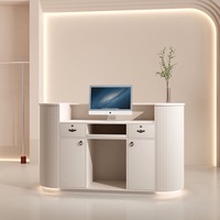 Conception simple Petite clinique Caisse enregistreuse Beauté Petit salon blanc Réception Réception Réception
