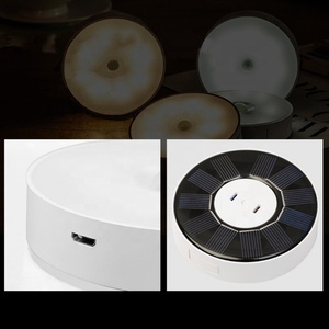 Đèn Ánh Sáng Ban Ngày 6000K Đèn Cảm Biến Chuyển Động Đèn Trần Hoạt Động Bằng Pin Trong Nhà Đèn Tường Không Dây Tròn Sạc Năng Lượng Mặt Trời - Product Image 4