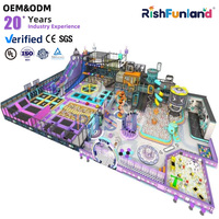 Diseño de Parque Infantil Interior Grande Personalizado, Centro de Juegos Interactivo con Temática Infantil, Equipamiento para Parques Infantiles Interiores