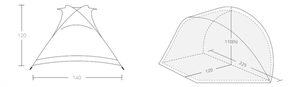 Tente kangourou extérieure <span class=keywords><strong>camping</strong></span> trekking rivière escargot portable tente étanche à <span class=keywords><strong>la</strong></span> pluie 2 personnes petite tente poivrière - Product Image 4