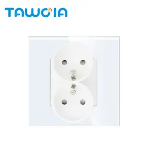 Normal Double French Socket 16A Mechanical Outlets Plug EU Standard