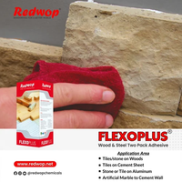 FLEXOPLUS Adhésif Industriel Bi-Composant Haute Performance, Solution de Collage Imperméable pour Carrelage, Pierre, Bois