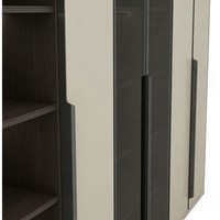 Armoire de rangement en bois au design moderne, réglable, multifonctionnelle pour la chambre à coucher, le salon et le bureau à domicile