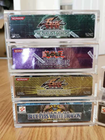Boîte de présentation en acrylique pour 24 boosters de Yugioh, résistance UV à 99 %, aimant puissant, protection pour cartes de jeu TCG