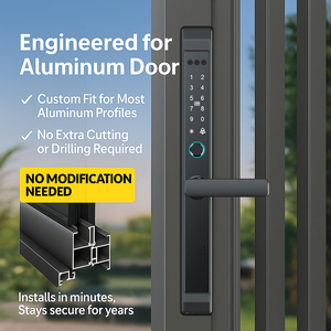 Cerradura inteligente inteligente Hệ thống an Ninh Vân tay tuya thông minh chuông cửa mở khóa wifi trực tuyến NFC thông minh khóa cửa - Product Image 2