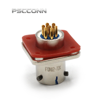 Connecteur circulaire d'aviation étanche IP67 PSCCONN FQN12 FQN14 FQN24 FQN30 2 4 9 14 26 32 broches pour équipement de l'industrie aérospatiale