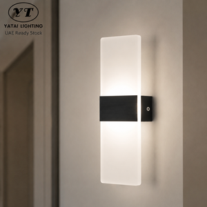Modern Acrylic Led Wall <b>Light</b> Indoor Decorative For Bedroom <b>Corridor</b> Home Hotel 4W CCT Selectable 3000K 6000K - Product Image 1
