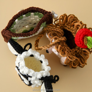 กระเป๋าถักโครเชต์ทรง<span class=keywords><strong>เห็ด</strong></span>มินิสุดเก๋สไตล์วินเทจสำหรับนักศึกษา <span class=keywords><strong>ทำ</strong></span>ด้วยมือ  กระเป๋าใส่เหรียญ - Product Image 5