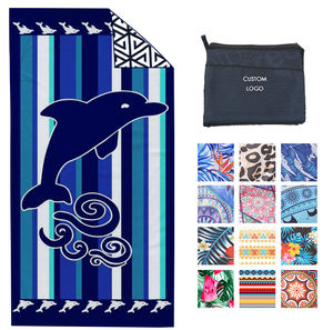 Essentiels <span class=keywords><strong>de</strong></span> plage, serviette <span class=keywords><strong>de</strong></span> bain <span class=keywords><strong>de</strong></span> plage personnalisée à séchage rapide avec impression <span class=keywords><strong>de</strong></span> logo, livraison rapide, grande serviette <span class=keywords><strong>de</strong></span> plage d'été - Product Image 1