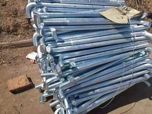 สลักยึดคอนกรีตชุบสังกะสีแบบจุ่มร้อนทนทานต่อการกัดกร่อนทนทานสำหรับฐานรากก่อสร้างของเรา - Product Image 3