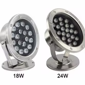 Projecteur sous-marin IP68 d'usine, 12V RGB, 304SS, étanche, <span class=keywords><strong>LED</strong></span> coloré pour la décoration de paysages aquatiques, fontaines, piscines - Product Image 2