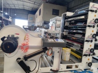 Machine d'impression flexographique à grande vitesse pour gobelets en papier et cartes, imprimante automatique 5 couleurs pour cartes, 120 m/min pour la production en masse