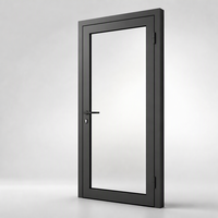 Porte Patio pour Maison, Villa, Jardin, Hôtel, Extérieur – Porte d'Entrée en Aluminium Personnalisée avec Verre – Façade Moderne Résidentielle