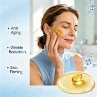 Crème Visage Anti-Âge au Collagène et Rétinol en Capsules Marque Blanche – Hydratant Raffermissant et Réparateur Anti-Rides pour Soin Quotidien de la Peau