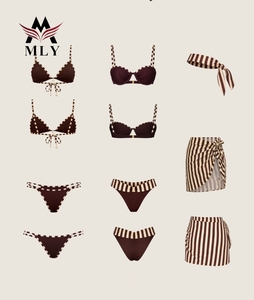 MLY Fabricante de Moda Praia Personalizada 2026 Novo Verão Feminino Conjunto de Duas Peças com Top Triângulo Biquíni Micro Fio Dental Sexy Traje de Banho - Product Image 5