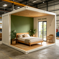Unité de chambre à coucher modulaire moderne en conteneur, installation rapide