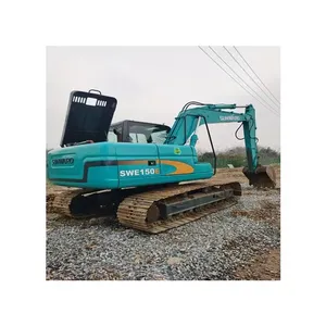 Alta calidad SUNWARD SWE150E Excavadora usada 150E Excavadora sobre orugas Excavadora 15ton RC Venta como pan caliente