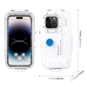 Étui étanche pour téléphone pour <span class=keywords><strong>iPhone</strong></span> <span class=keywords><strong>14</strong></span> Plus/<span class=keywords><strong>14</strong></span> Pro Max/13 Pro Max, avec valve unidirectionnelle, prise de photos sous-marines à 40 m, housse de protection pour la plongée - Product Image 3