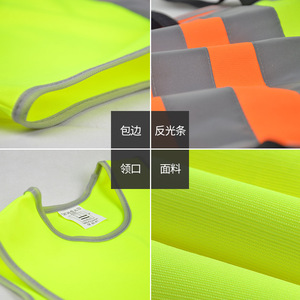 Likai Children's Reflective Safety Vest Fluorescent High Visibility For School Outings And Study Tours Custom Logo Available - Product Image 4