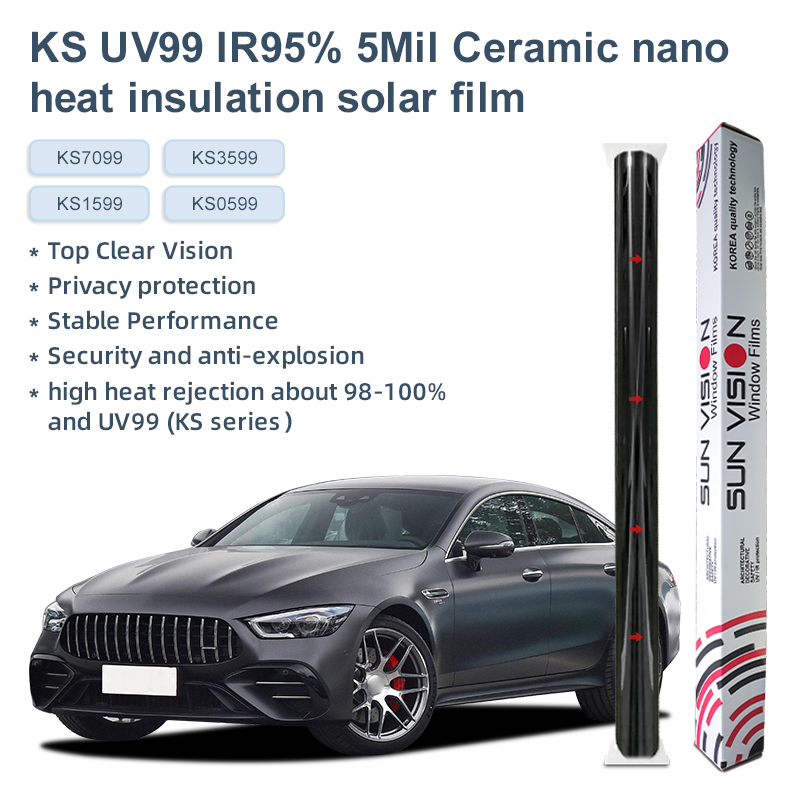KS UV99 IR95% 5Mil Ceramic nano heat insulation solar film