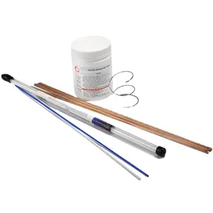 C3WO044 White Flux Coating Filler Metal銅Brazing Rod Fluxコーティングされた真鍮溶接ろうロッド