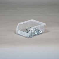Bacs de rangement empilables et suspendables en plastique Guanyu à ouverture frontale pour outils, vis, attaches, stockage et manutention de marchandises