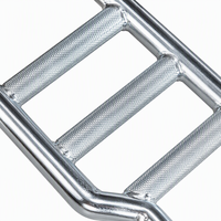 Barre de musculation multi-prise en chrome massif de qualité commerciale, type football, pour la musculation en salle et à domicile – Vente directe usine
