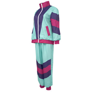 Women's <b>Retro</b> Hip Hop <b>Tracksuit</b> Set Long Sleeve Jacket And Pants Two Piece Sport Casual Wear Breathable Design - Product Image 4