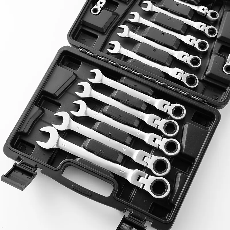 Professional Automotive Tools Auto Repair Mechanic Tool Set Ratchet Wrench With Spanner Set