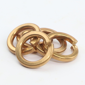 แหวนล็อคสปริงทองแดงฟอสฟอรัส เกรด 4.8 ขนาด M2-M22 มาตรฐาน GB94 Nindejin ZT-CU-94 - Product Image 2